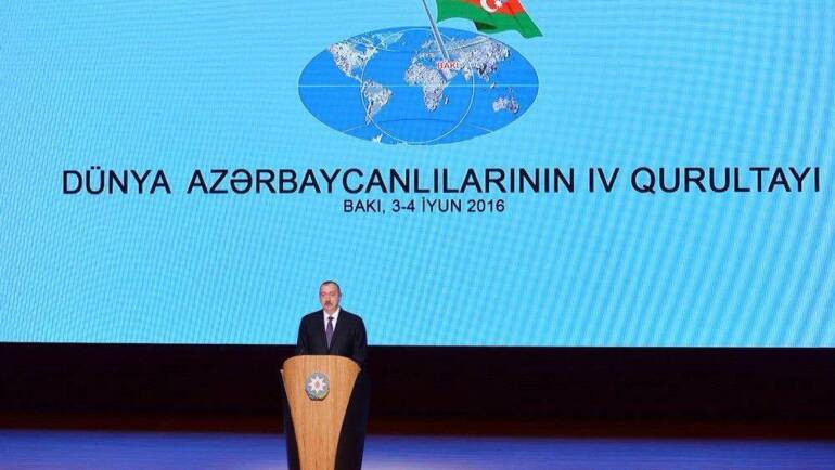 The 4th Congress of Azerbaijanis around the world.