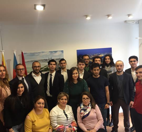 The opening of “Casa Azerbaiyan” in Barcelona, Spain.