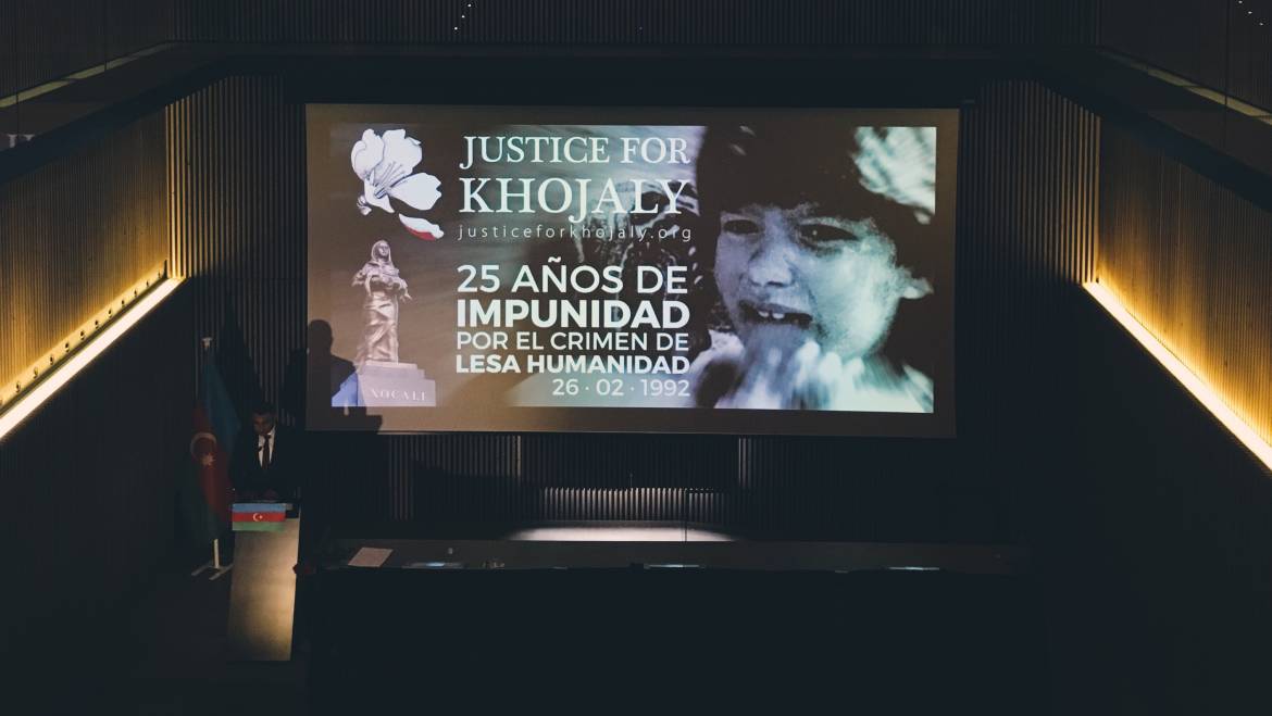 Justice for Khojaly Campaign in Barcelona.